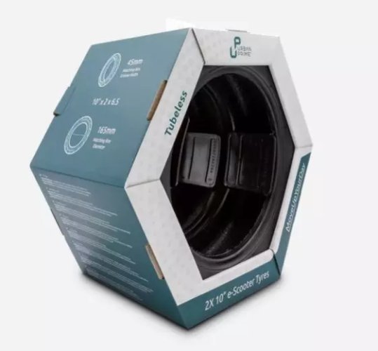 Sada 2ks pneumatik 10" Urban TUBELESS Tyre