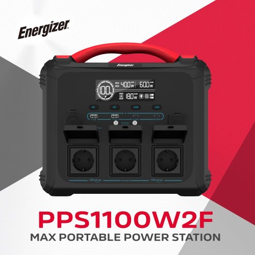 Přenosná dobíjecí stanice Energizer PPS1100W2FEU