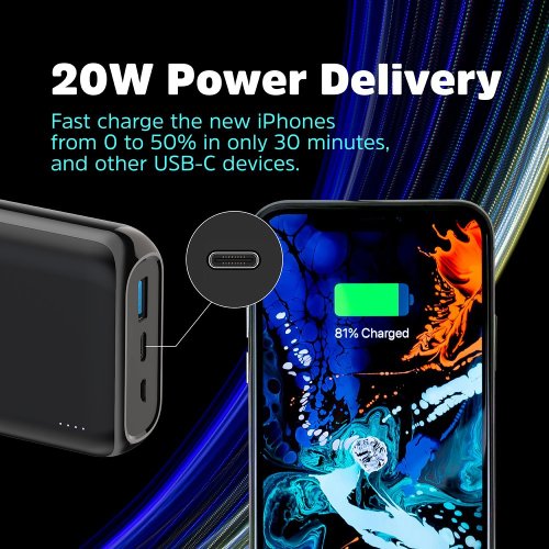 Powerbanka Energizer QE20009PQ Black