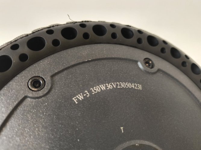 Přední motorové kolo 36V s bedušovým pláštěm pro Nasa MERCURY 8,5"