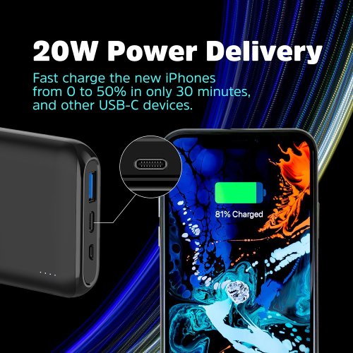 Powerbanka Energizer QE10009PQ Black