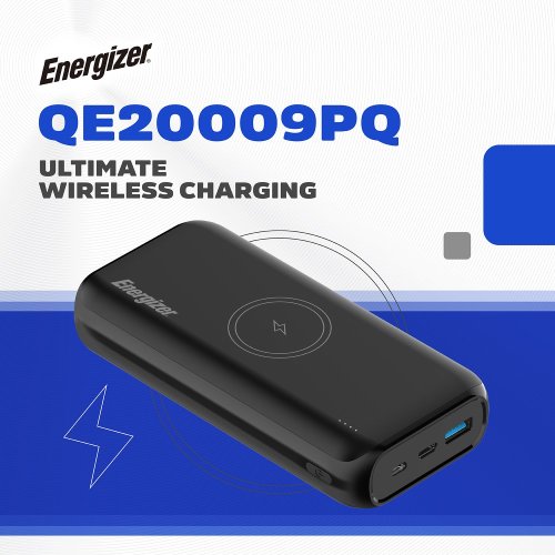 Powerbanka Energizer QE20009PQ Black