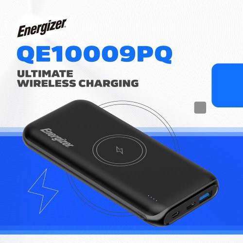 Powerbanka Energizer QE10009PQ Black